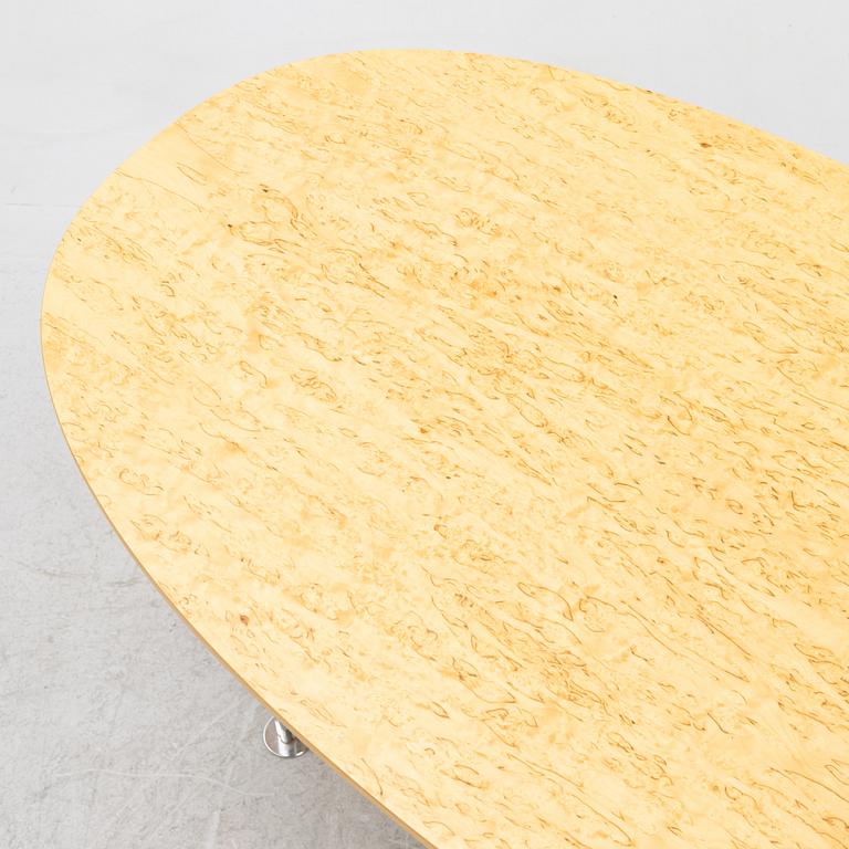 Bruno Mathsson, & Piet Hein, soffbord, "Superellips", Fritz Hansen, Danmark.