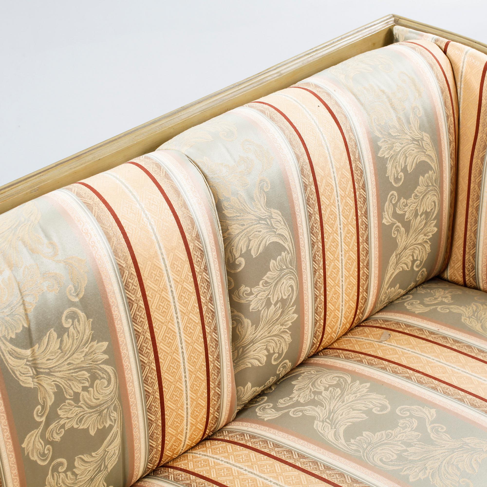 A gustavian sofa, 18th century.