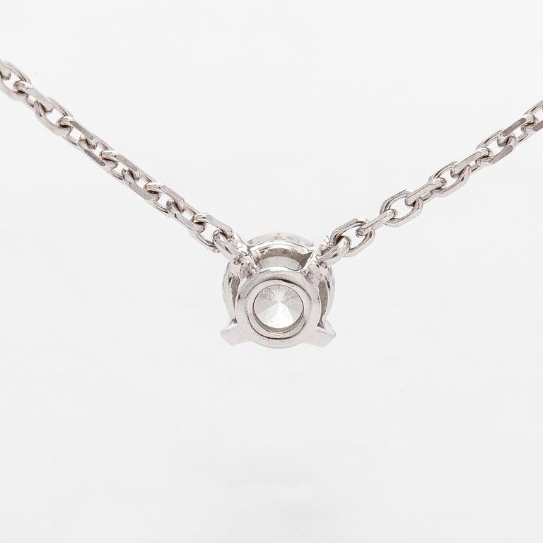 Cartier, halsband, "1895", 18K vitguld med briljantslipad diamant.