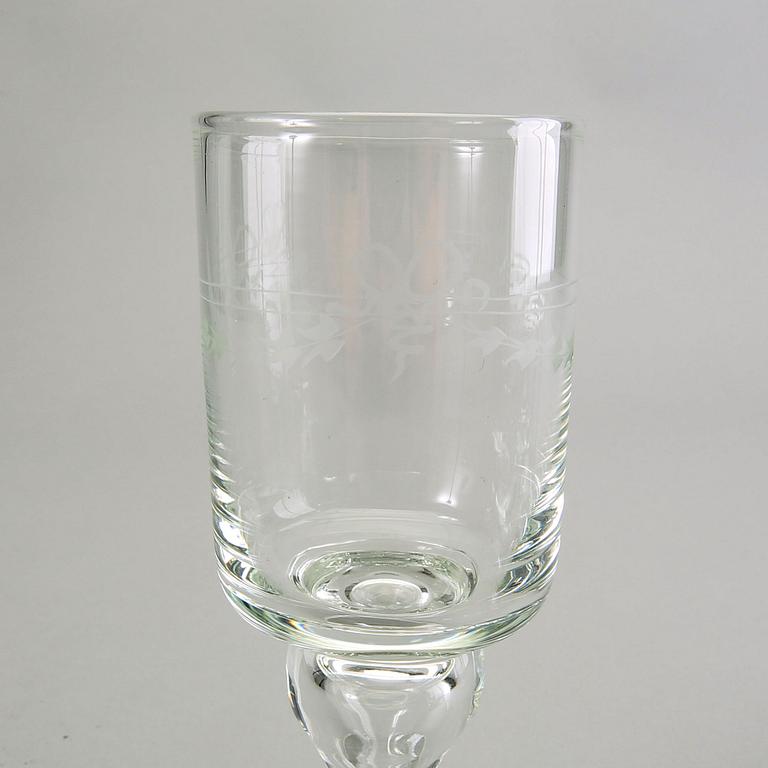 A 65 pcs "Antik" Reijmyre glass service later part of the 20th century.