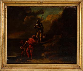 SALVATOR ROSA, hans art, ett par, 1700-tal.