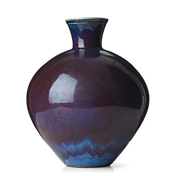 60. Berndt Friberg, a stoneware vase, Gustavsberg studio, Sweden 1974.