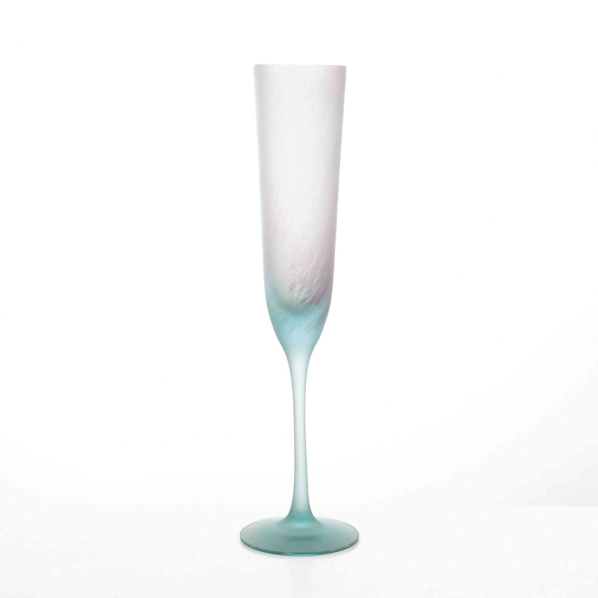 Oiva Toikka, pokaler, 3 st, glas, "Paletti", Nuutajärvi, Finland.