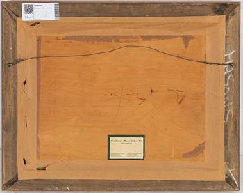 Frances Mabel Hollams, oil on panel, signed F.M. Hollams.