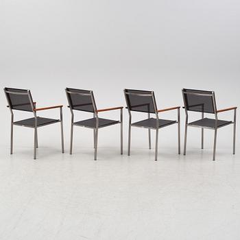 A set of four garden chairs, Gloster, 21st Century.