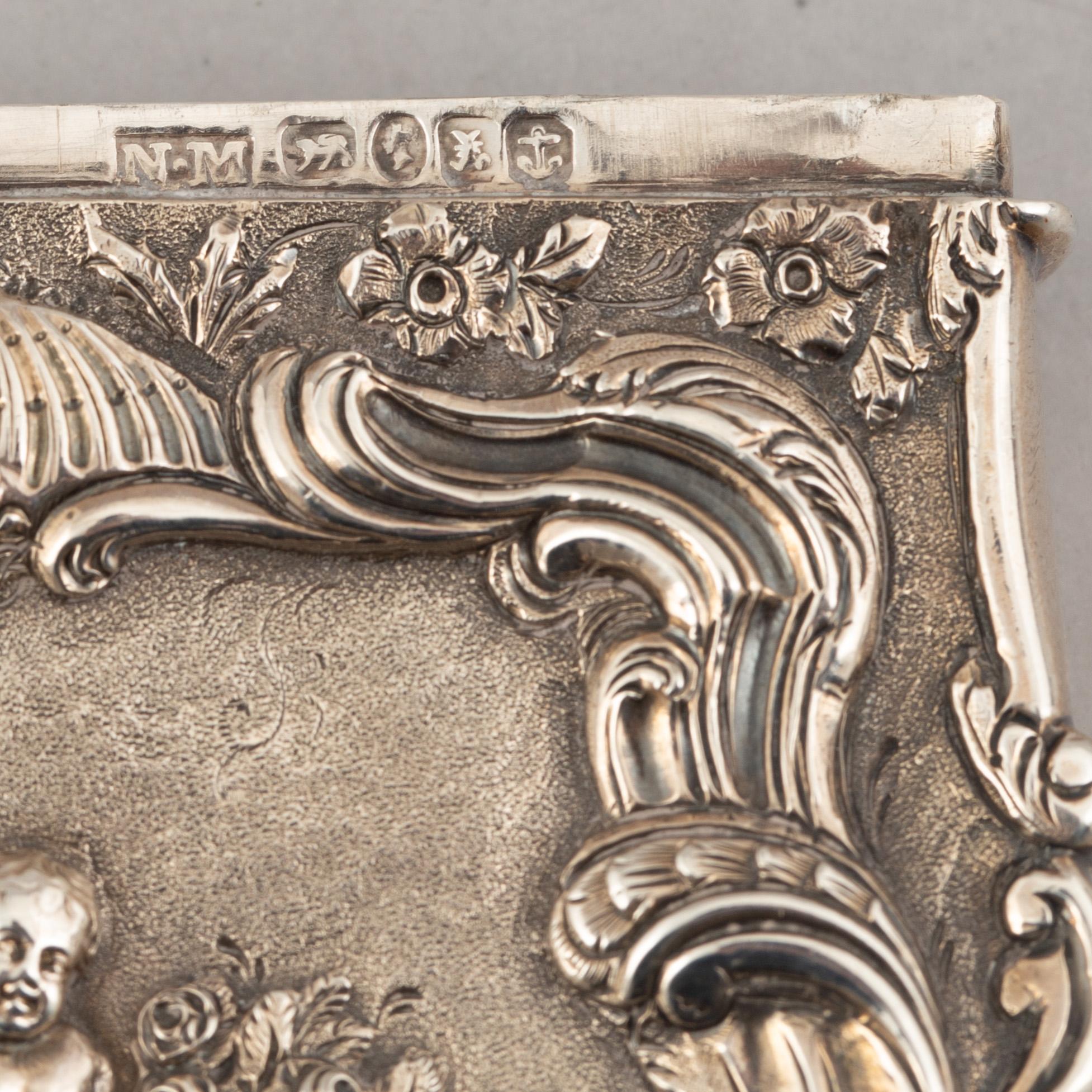 A set of five silver items, including Kemp Brothers, London, England 1895.