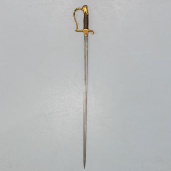A Swedish late 19th century small sward, and a belt by Sporrong, 20th century.
