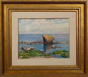 WOLDEMAR TOPPELIUS, akvarell, signerad och daterad 1914.