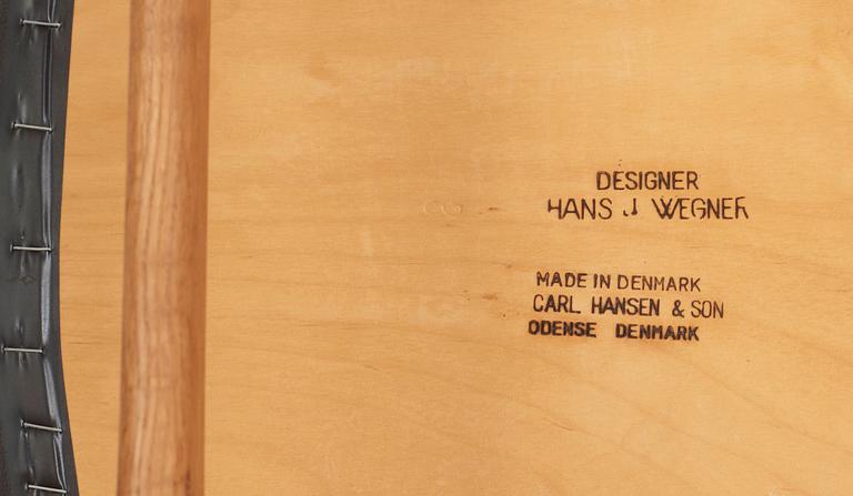 A set of eight Hans J Wegner 'CH-30' teak and oak chairs, by Carl Hansen & Son, Denmark 1950's-60's.