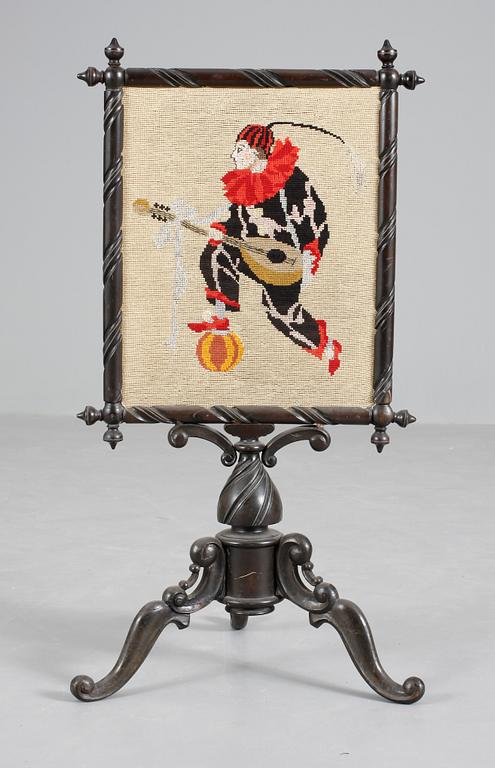 ELDSKÄRM, nyrokoko, 1800-talets andra hälft.