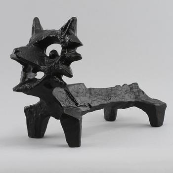 ELDHUND, gjutjärn, "Räven", Olle Hermansson, Husqvarna, 1900-talets andra hälft.