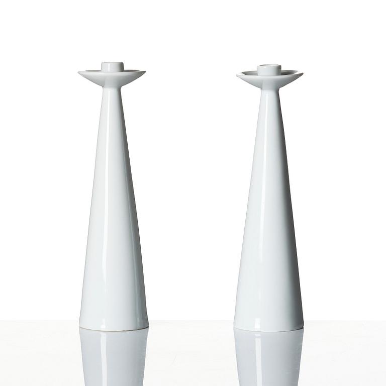 Hans-Agne Jakobsson, a pair of candle holders, model "L 8", Hans-Agne Jakobsson AB, Markaryd, 1950-60s.