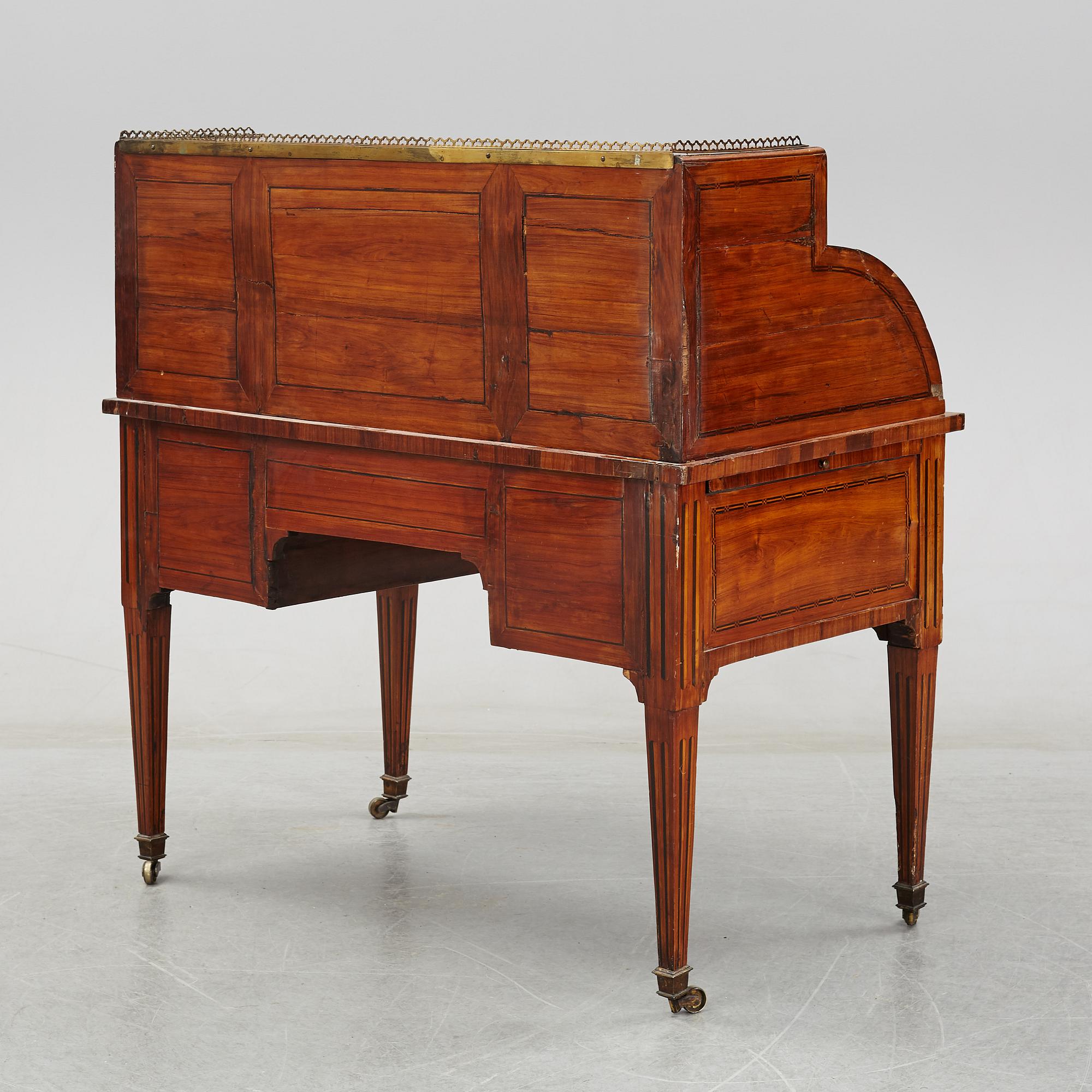 A Louis XVI secretaire, ca 1800.