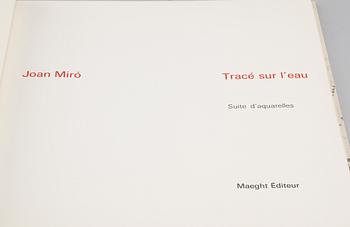 BOK, "Tracé sur l'eau", Joan Miró, Maeght, Paris, 1963.