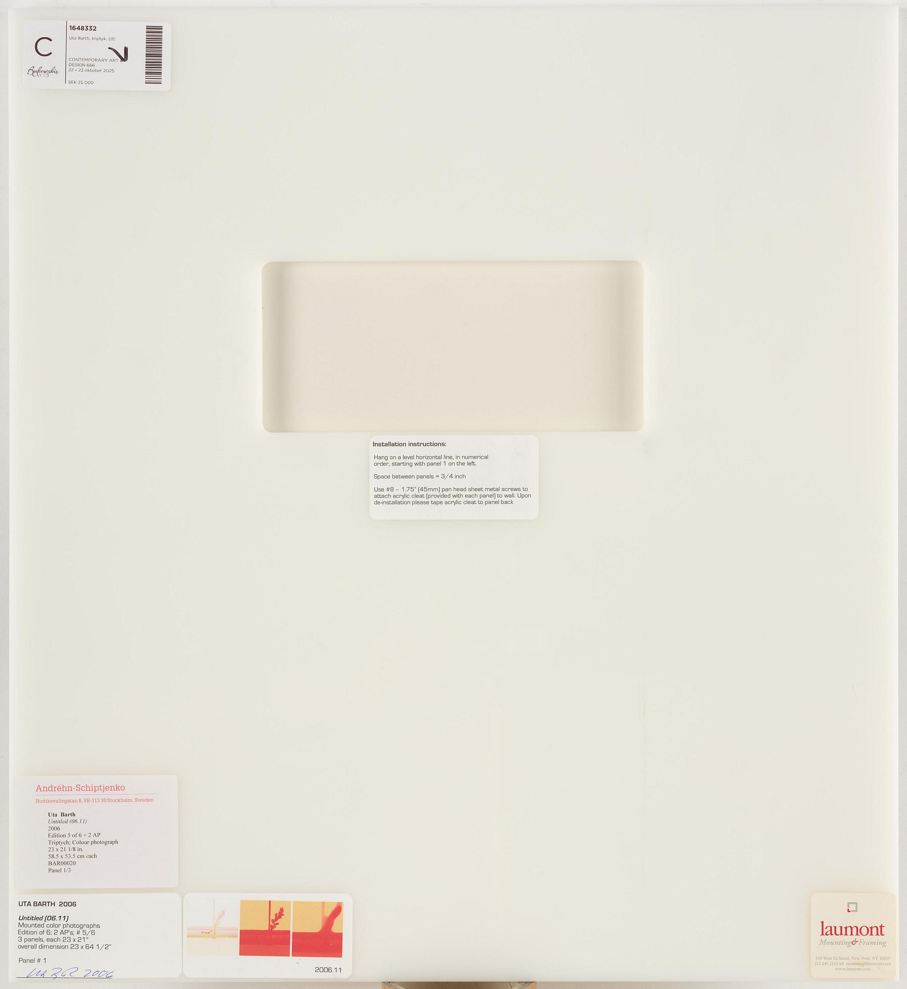 Uta Barth, "Untitled (06.11)".2006.
