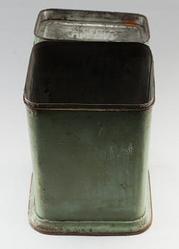 BURK, målad plåt, 1900-talets första hälft.