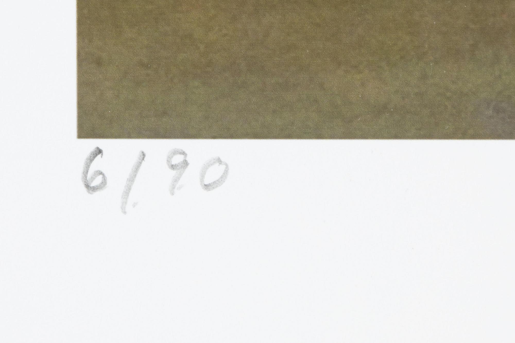 Karin Broos, giclée., signed 6/90.