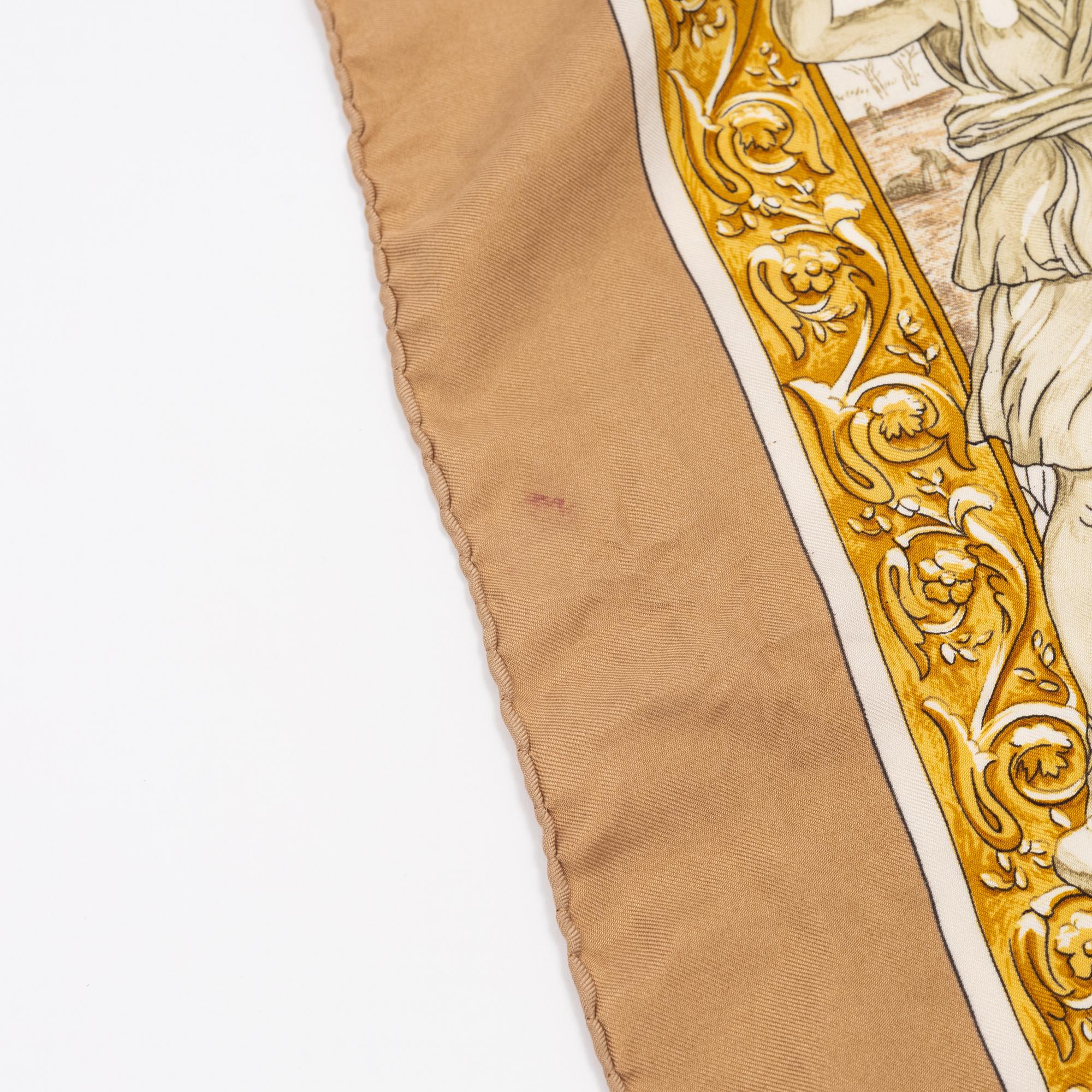 Hermès, a 'L'Hiver' silk scarf.