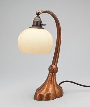 BORDSLAMPA, koppar, 1900-talets början.