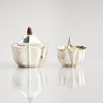Karl Anderson, a silver coffee- and teaset, 4 pieces, Stockholm, Sweden 1918.