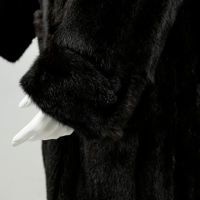 A mink fur coat.