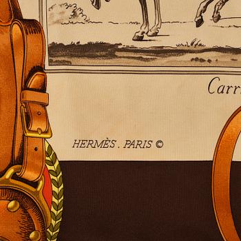 Hermès, scarf, “Carrick à Pompe”.