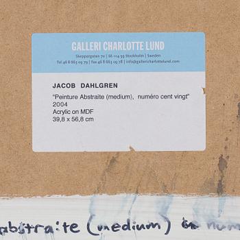 Jacob Dahlgren, signed and dated 2004 on verso.