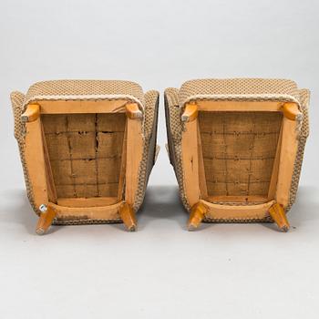 ILMARI LAPPALAINEN, a pair of mid-20th century 'Laila' armchairs for Asko.