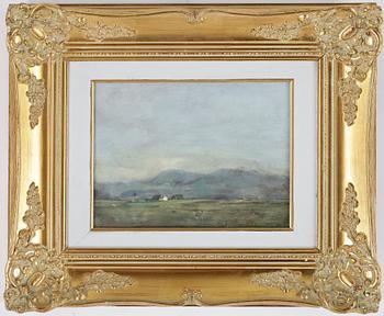 HOMER RANSFORD WATSON, tillskriven, olja på pannå. Otydligt signerad.