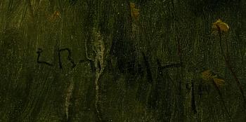 CARL BRANDT, olja på duk, signerad och daterad 1900.