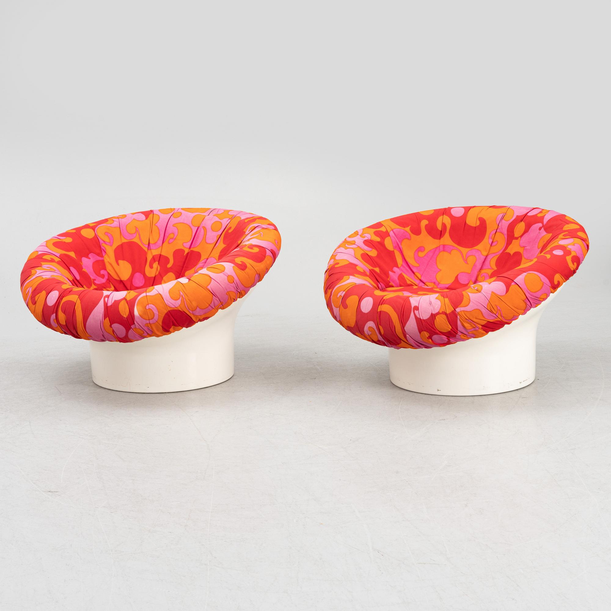 Lennart Bender, fåtöljer, ett par, "Krokus", Ulferts AB, Tibro, 1960-tal.