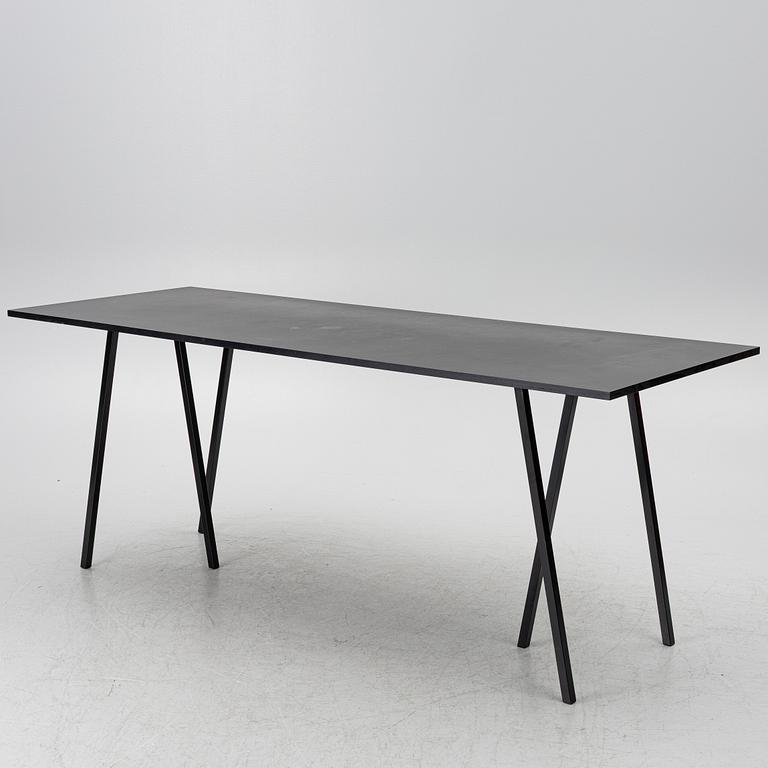 A 'Loop Stand High Table', Hay.