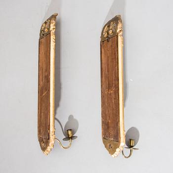 LAMPETTER ETT PAR, rokoko 1700-tal.