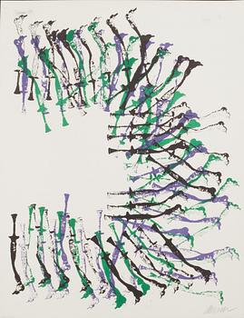 FERNANDEZ ARMAN, mapp med 5 färglitografier, signerade och numrerade 100/250.