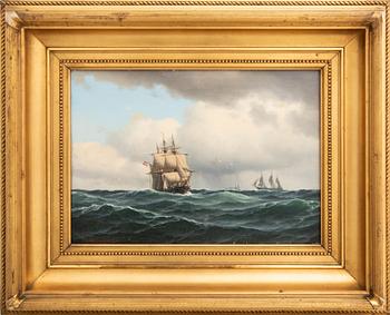 Carl-Emil Baagoe, Fartyg till havs.