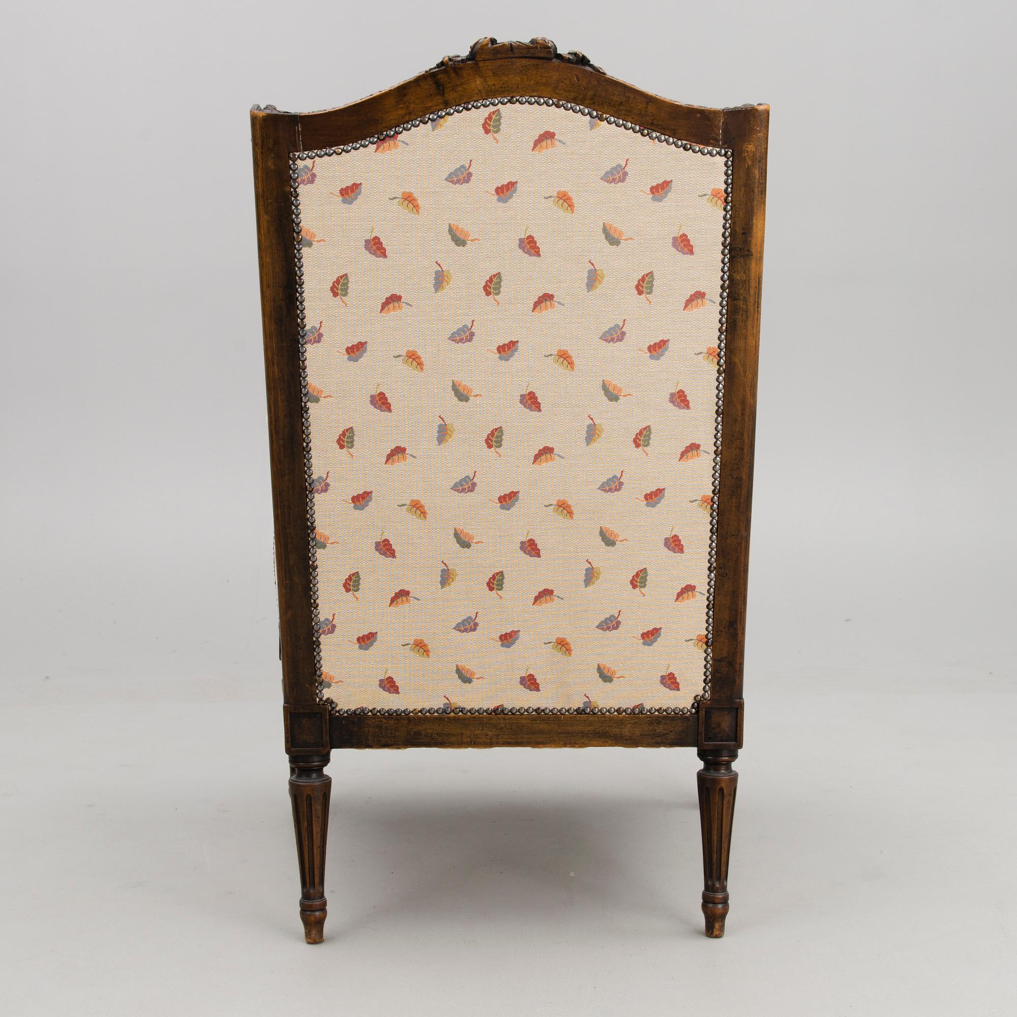 A French 18th Century Wingback Chair.