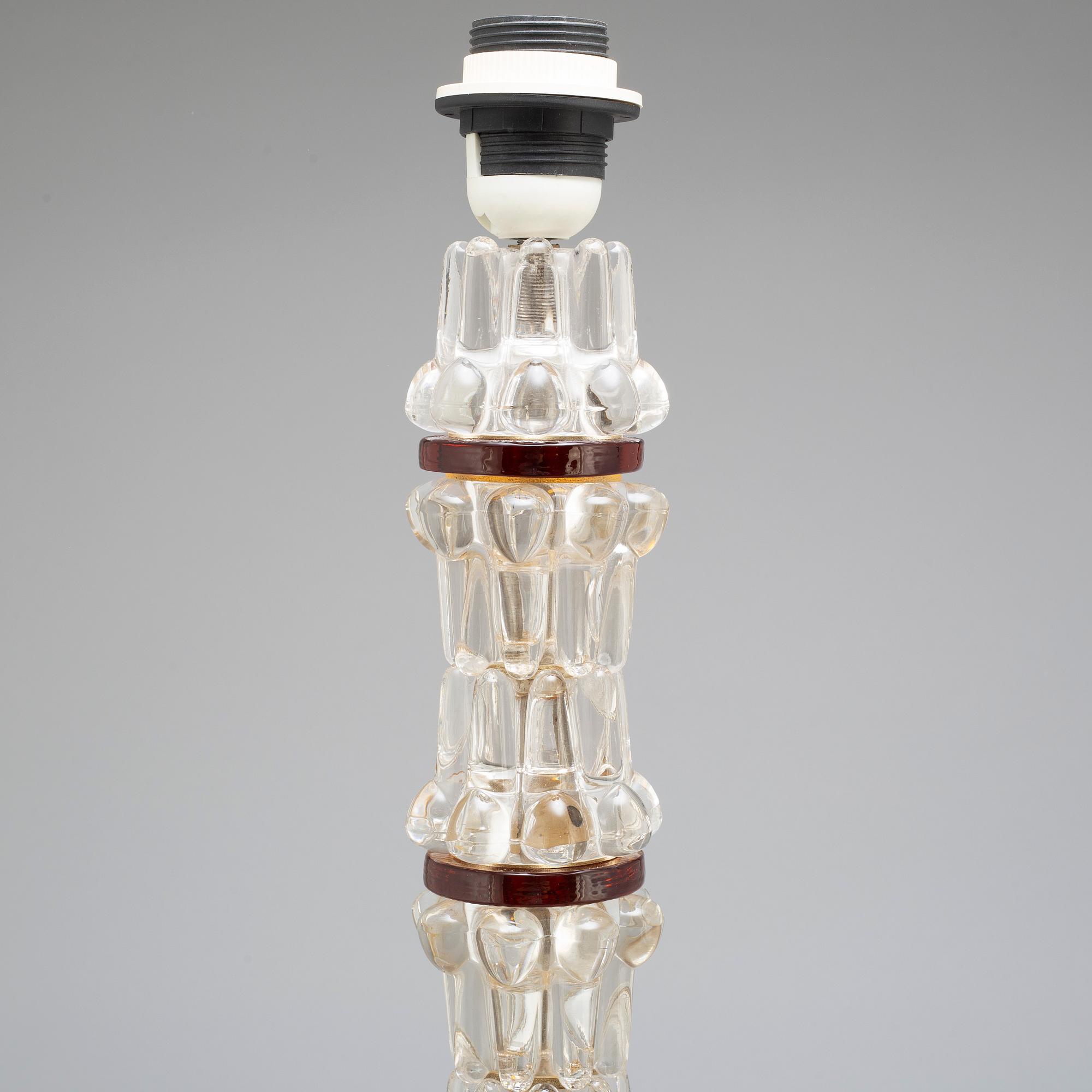 GOLVLAMPA, Orrefors, Carl Fagerlund, 1900-talets andra hälft,
