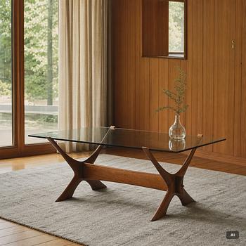 Fredrik Schriever-Abeln, coffee table, 'No. 9', Örebro Glasindustri, 1960s.