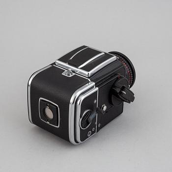 A Hasselblad 500 C/M camera.