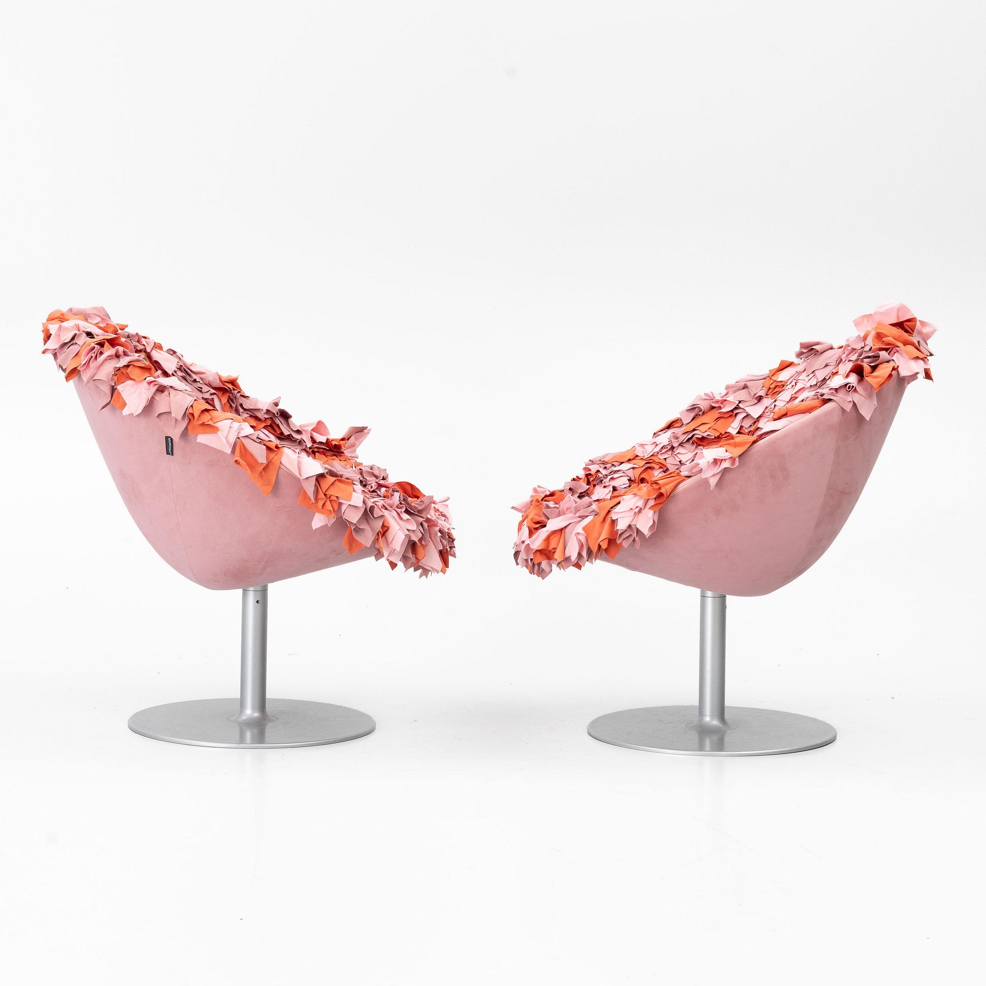 Tokujin Yoshioka, fåtöljer, ett par, "Bouquet chair", Moroso.