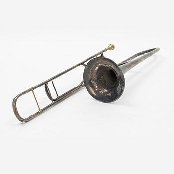 A Valve trombone, Ahlberg & Ohlsson, Stockholm, early 20th Century.