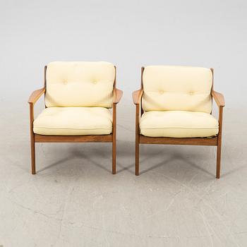 Folke Ohlsson, fåtöljer, ett par,” USA 75”, Dux, 1960-tal.