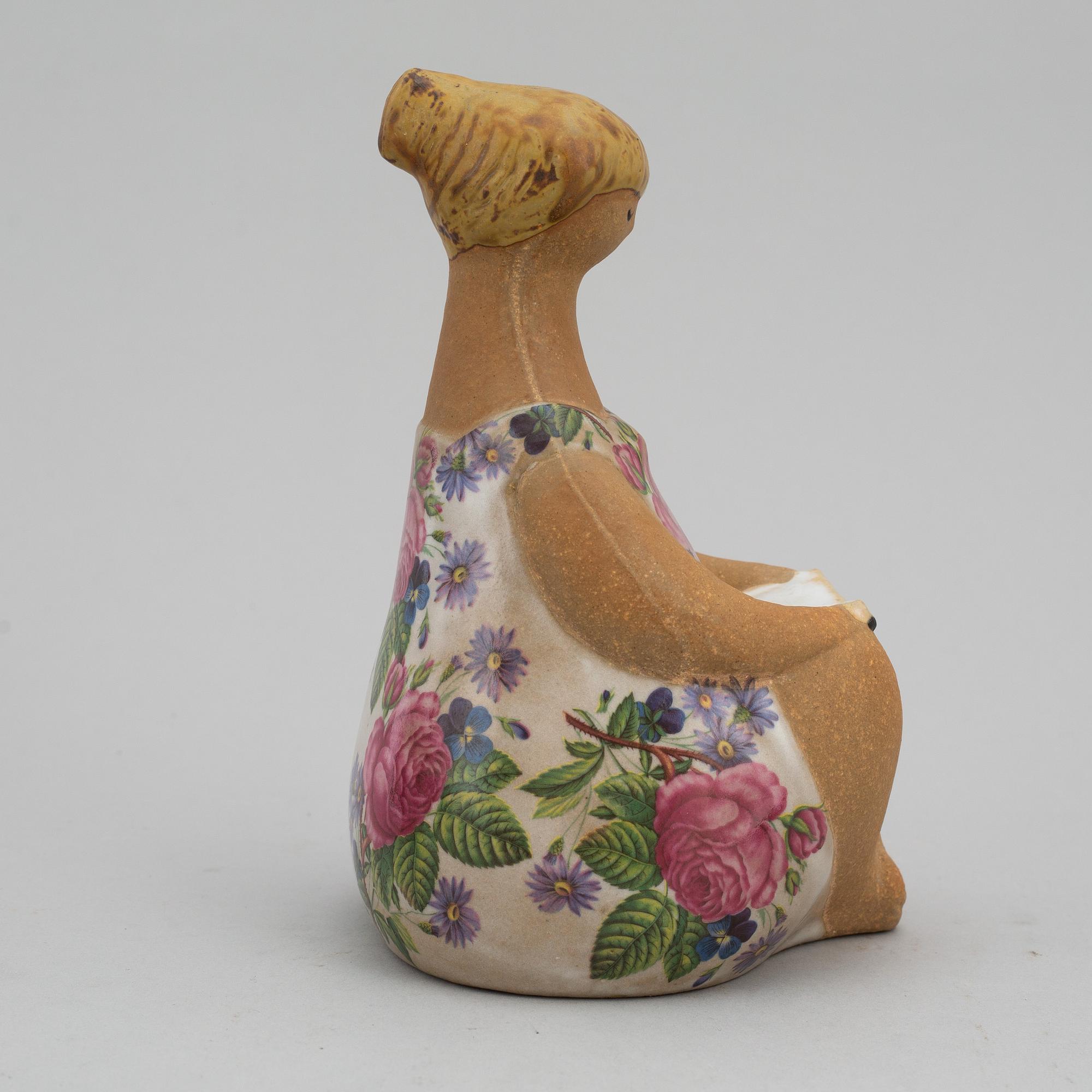 LISA LARSON, figurin, stengods, Gustavsberg.