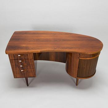 Kai Kristiansen, skrivbord "Kidney 54", för FM Furniture, Feldballe Danmark. 1950-tal.