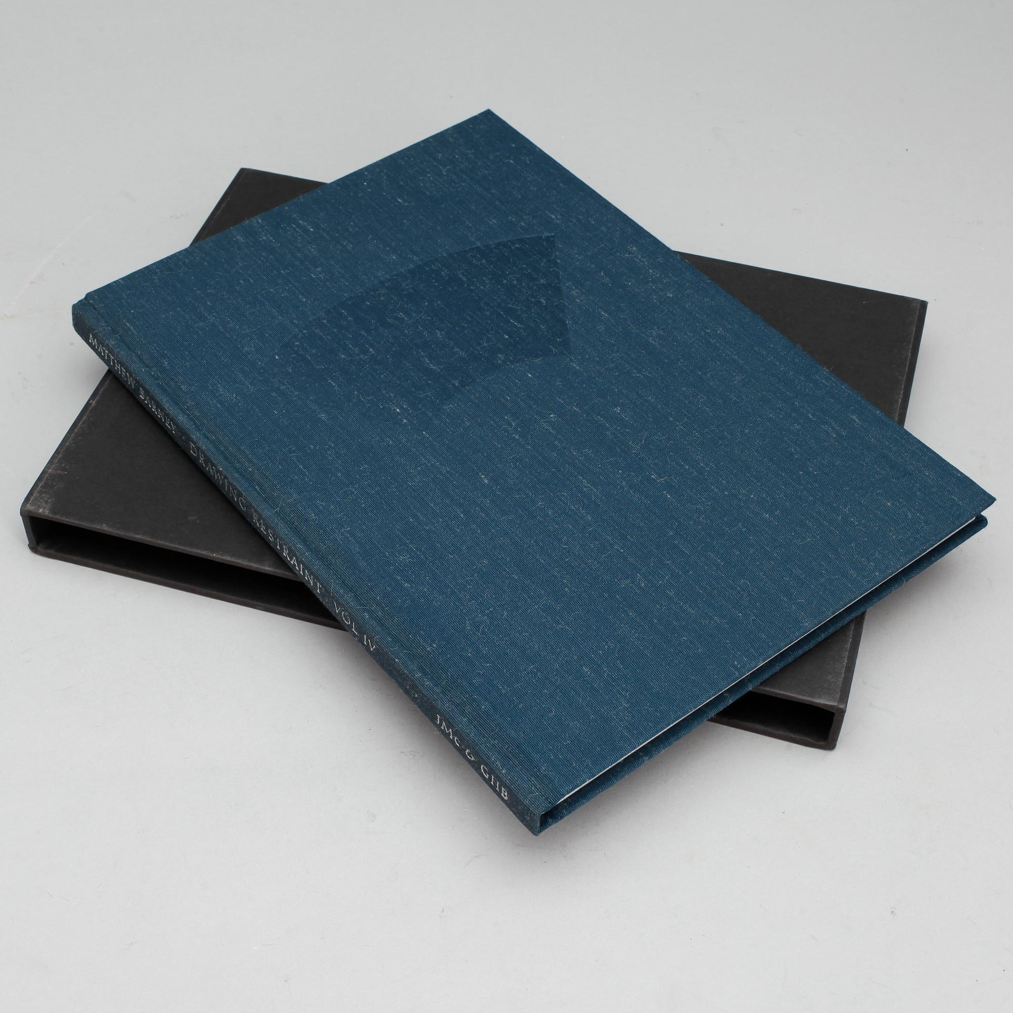 MATTHEW BARNEY, konstbok, "Drawing Restraint Vol IV", signerad. De-Luxe edition, 43/50.