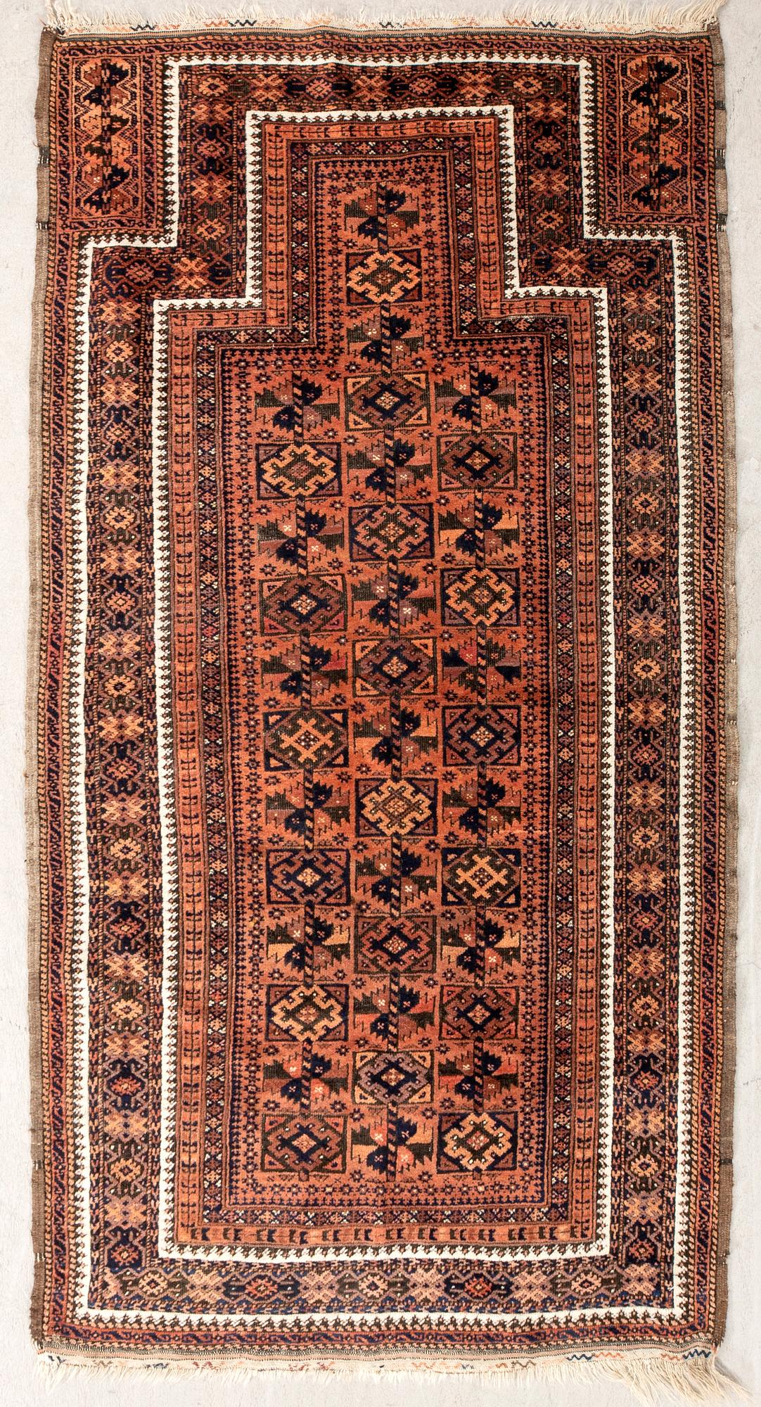 A semiantique Beludj carpet ca 178x92 cm.