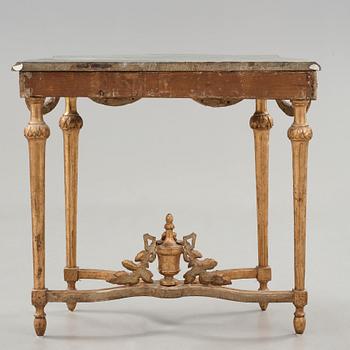 A Gustavian late 18th century console table.