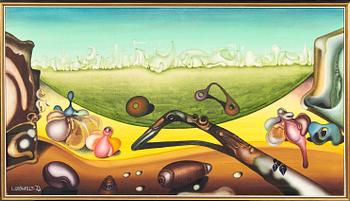 Lars Grönfelt, oil on canvas signed and dated 73.