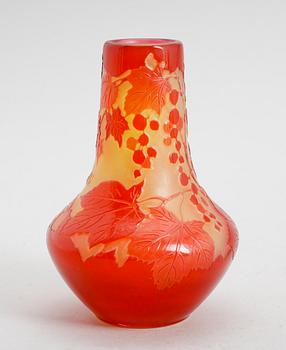 ÉMILE GALLÉ, glas, Nancy, signerad, jugend.