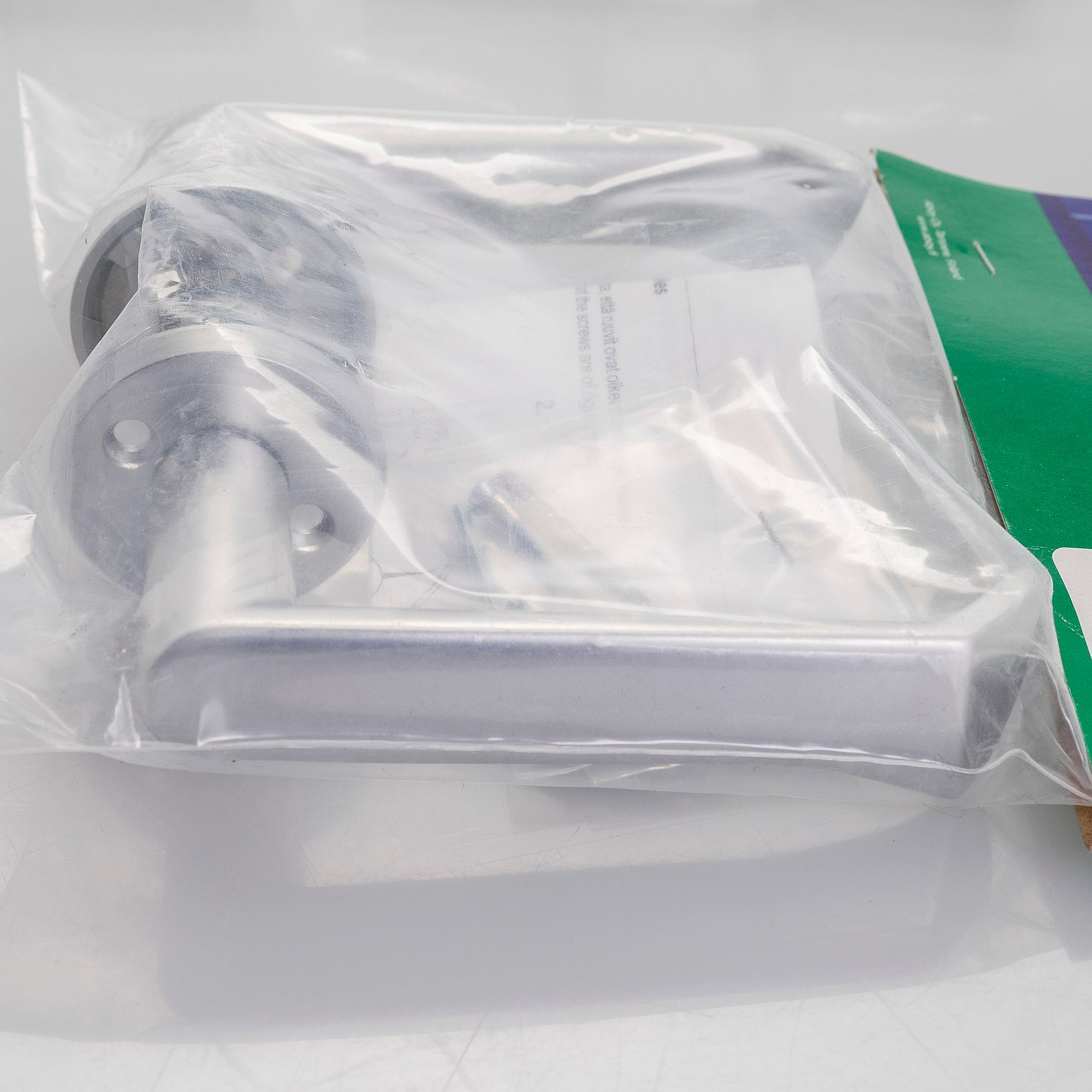 Alvar Aalto, Six pairs of late 20th century doorhandles, manufacturer Primo.